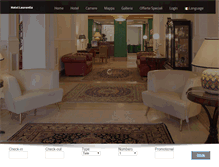 Tablet Screenshot of hotellaurentia.it